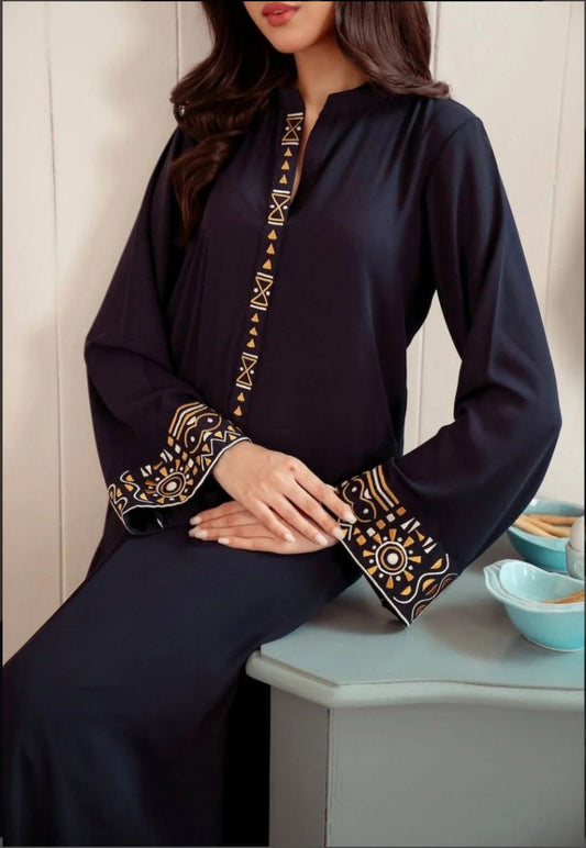 New Arrival Embroidery 2 PIECE Suit