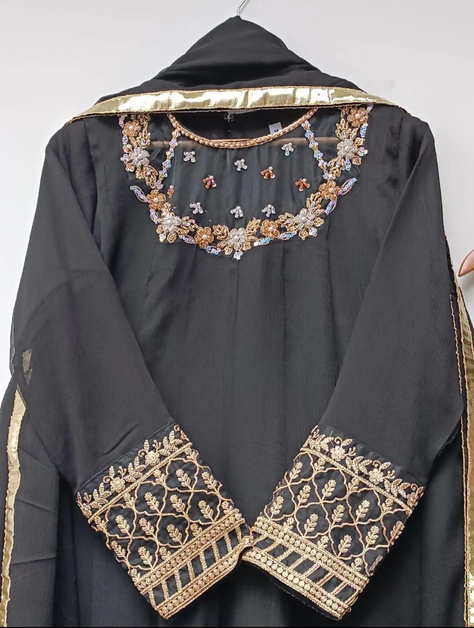 Mina heavy embroidery 3 pec suit