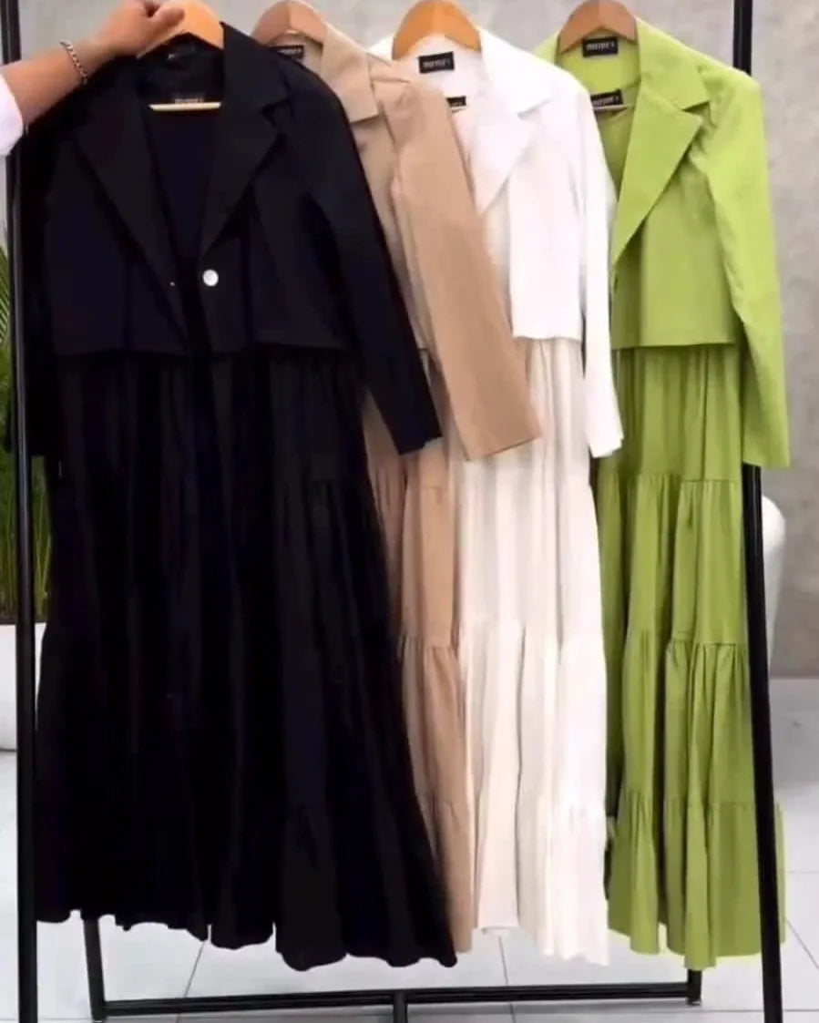 Winter Festive 2 Piece Suit
Koti with Frock