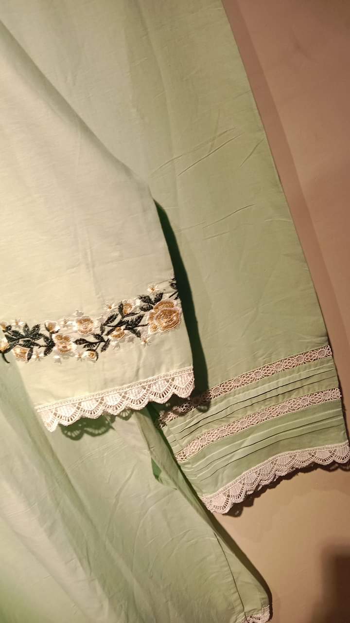 New Eid Collection ( Real Picture ) 2Pec Embroidery Suit 🪡