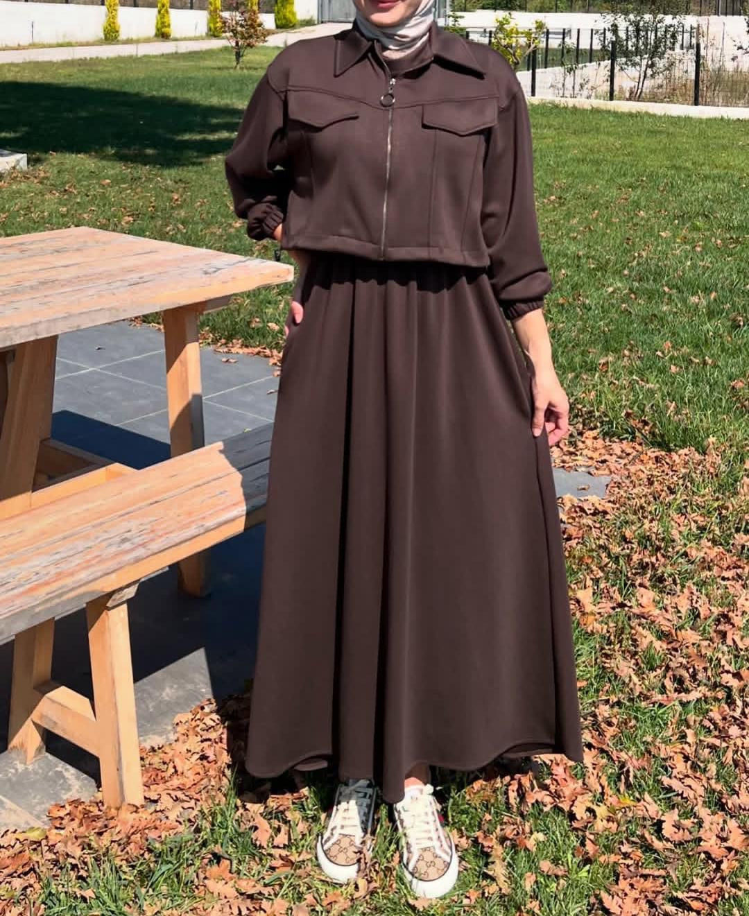 Winter Collection Zipper Coati With Maxi