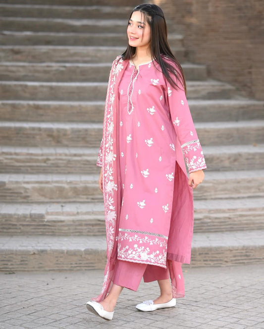 New Arrival Embroidery 3 Pec Suit