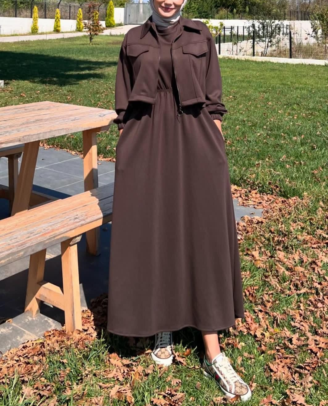 Winter Collection Zipper Coati With Maxi