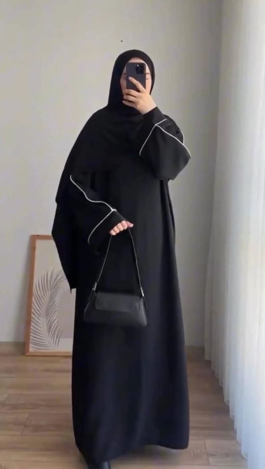 Umbrella Abaya With Stollar