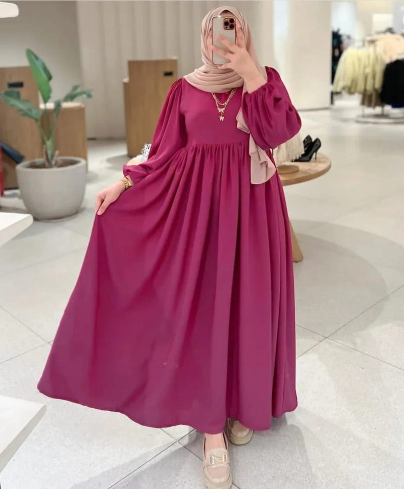 Berry abaya With Stoller