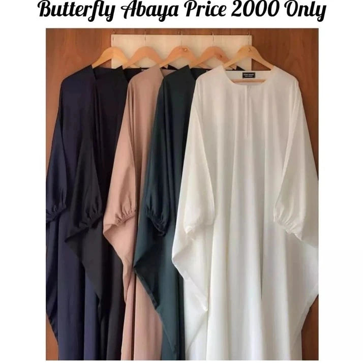 Butterfly abaya