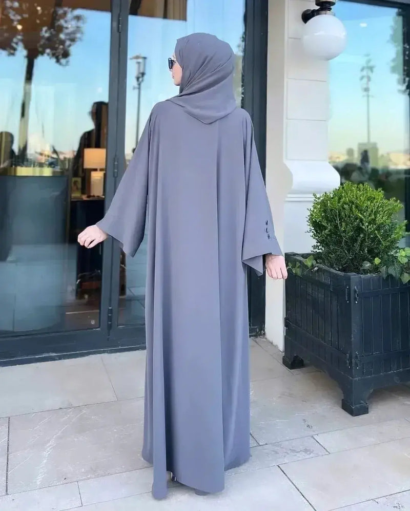 New Arabic Style Abaya With Stollar