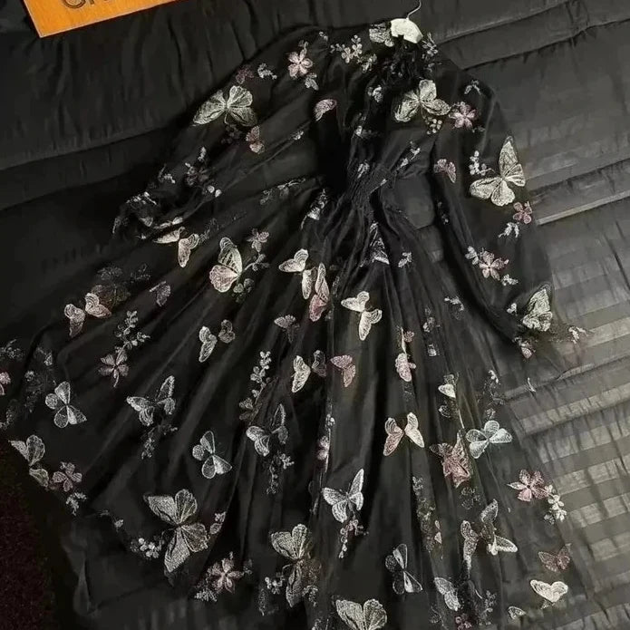 ***EID COLLECTION***
BUTTERFLY NET EMBROIDERY FROCK