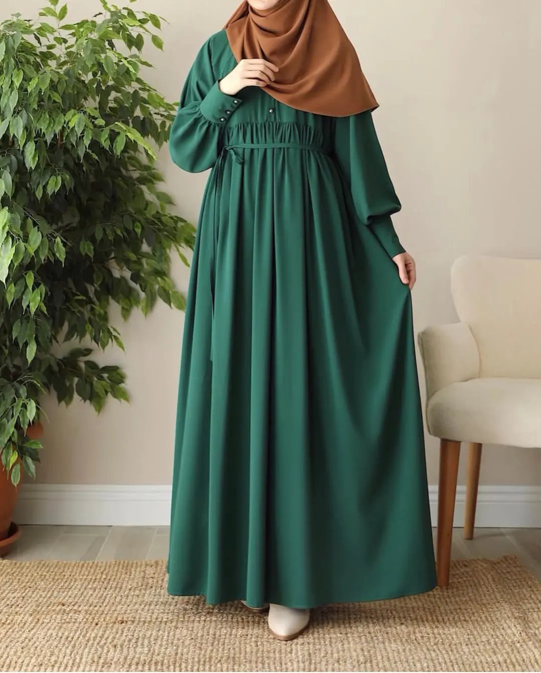 Attire Abaya With Stollar