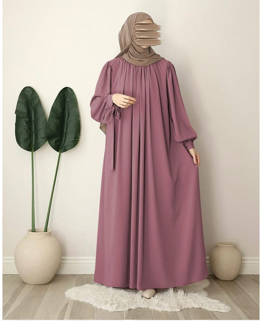 New Stylish Mirha Abaya With Stollar