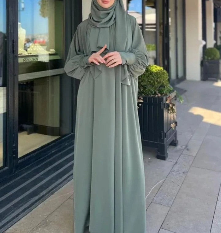 New Arabic Abaya With Belt ( Get 50% Off Limmit Time Offer